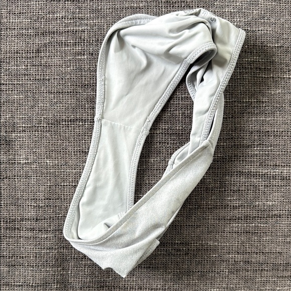 Frankie's Bikinis - Lennox Brazilian Bikini Bottom (Heather Grey) - Picture 6 of 6